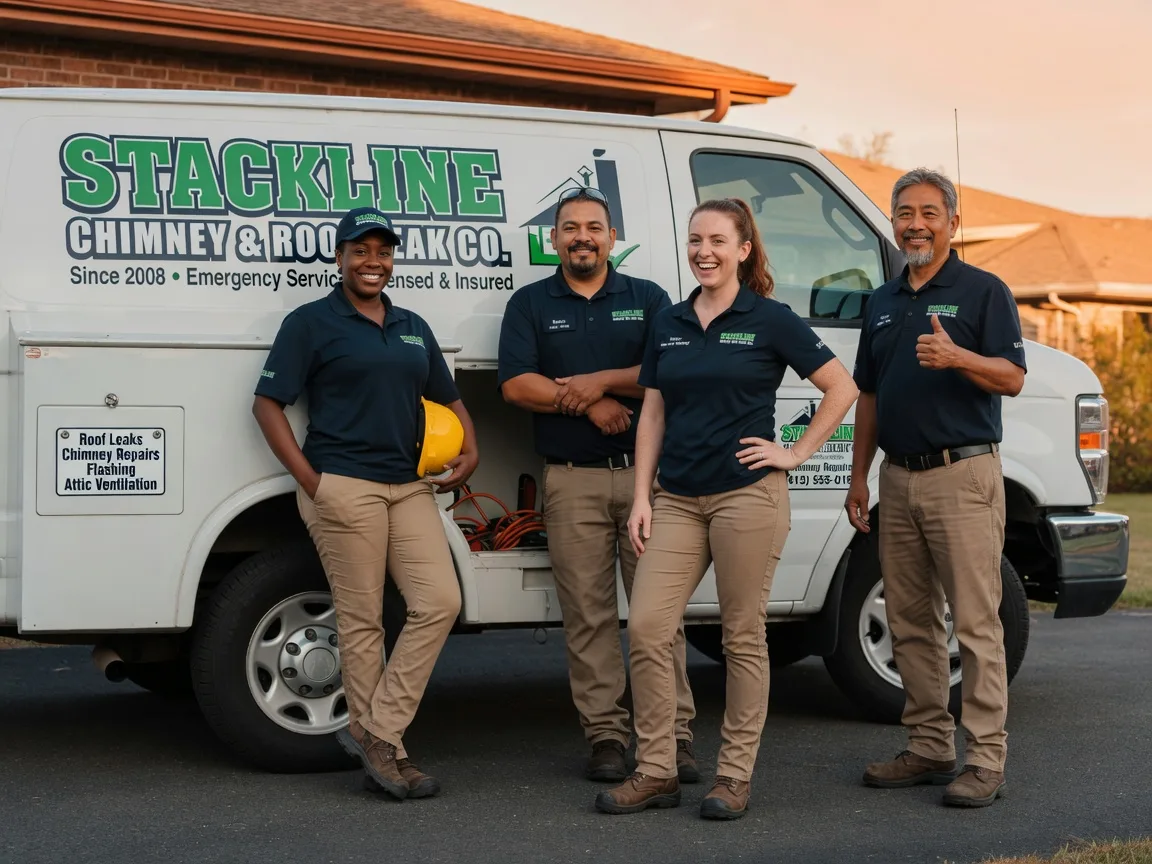 Chimney flashing repair company in Granger, TX
